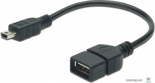 Кабель OTG USB(f)/miniUSB