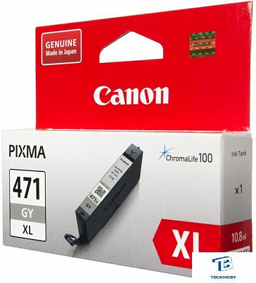 Картридж Canon 0350C001 CLI-471XL серый