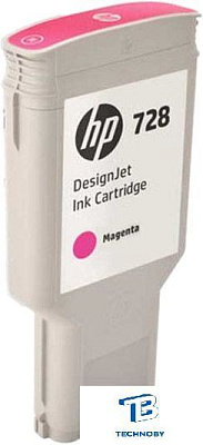 Картридж HP F9K16A 728 красный