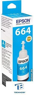 Картридж Epson C13T66424A T6642 синий