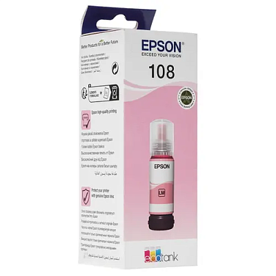 Картридж Epson C13T09C64A 108 светло-красный