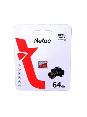Карта памяти Netac 64GB NT02P500ECO-064G-S