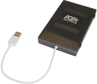 Бокс для накопителей AgeStar SUBCP1 black